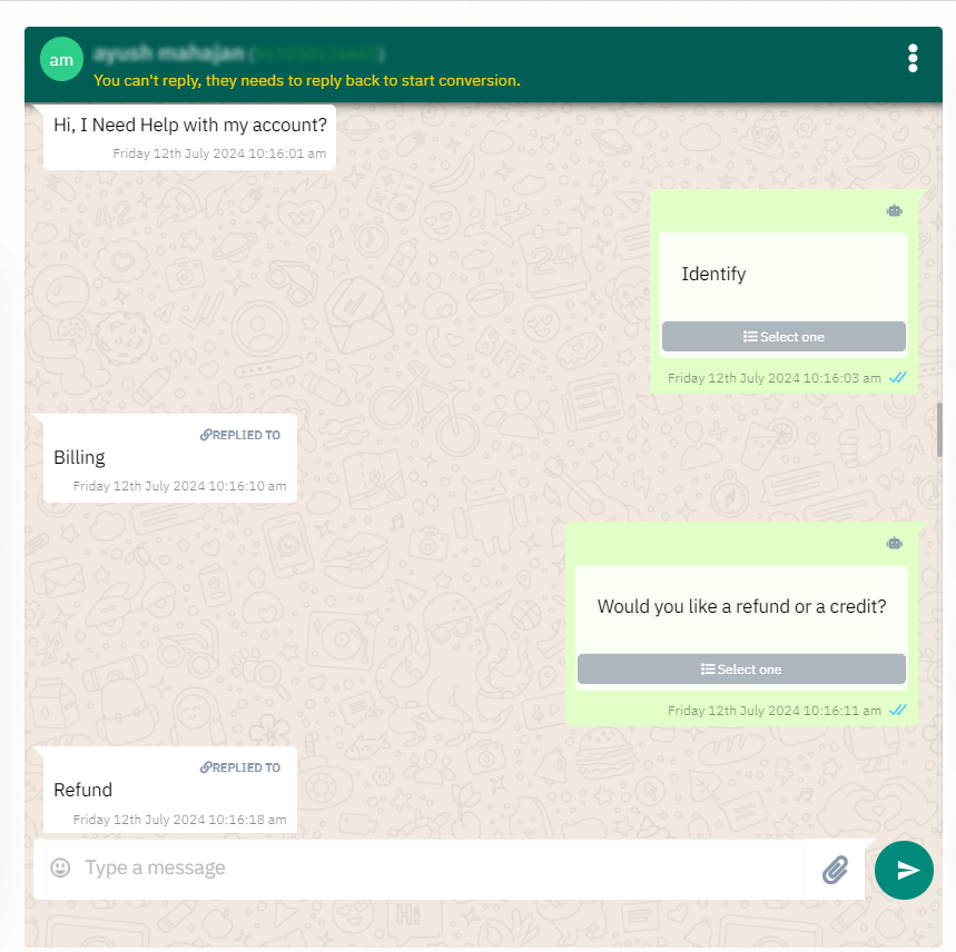 Visual Bot Flow Builder
